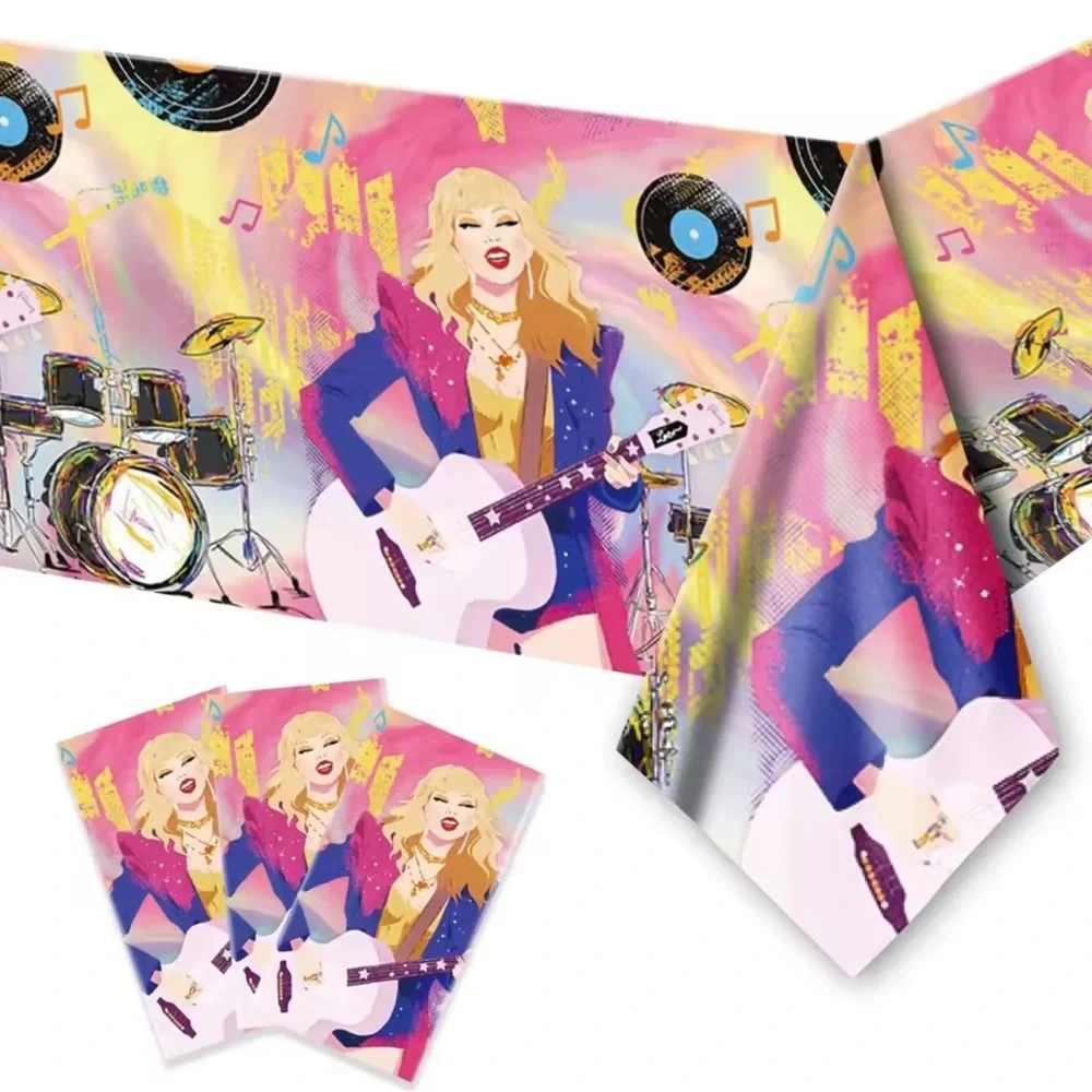 Taylor Swift Pink Themed Party Supplies Set